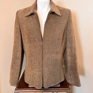 Liz Claiborne Zip Front Blazer - Size 8